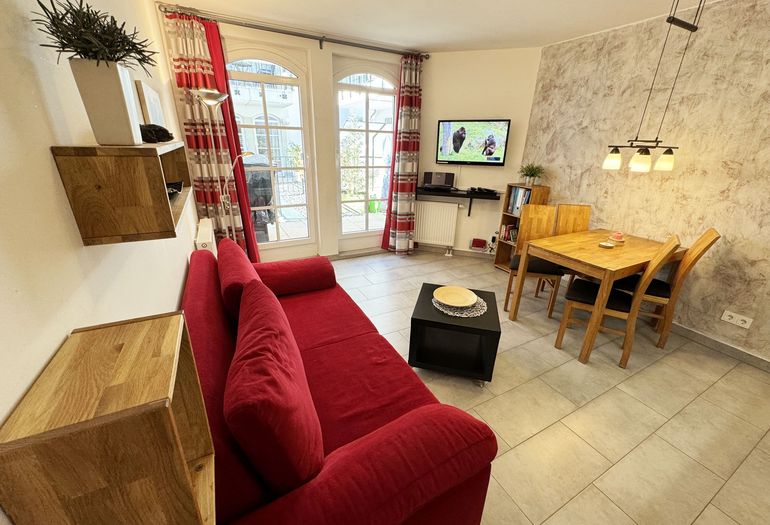 Haus Meeresblick WE A 1.10 Schlafcouch zum Ausziehen Haus Meeresblick WE A 1.10 Schlafcouch zum Ausziehen