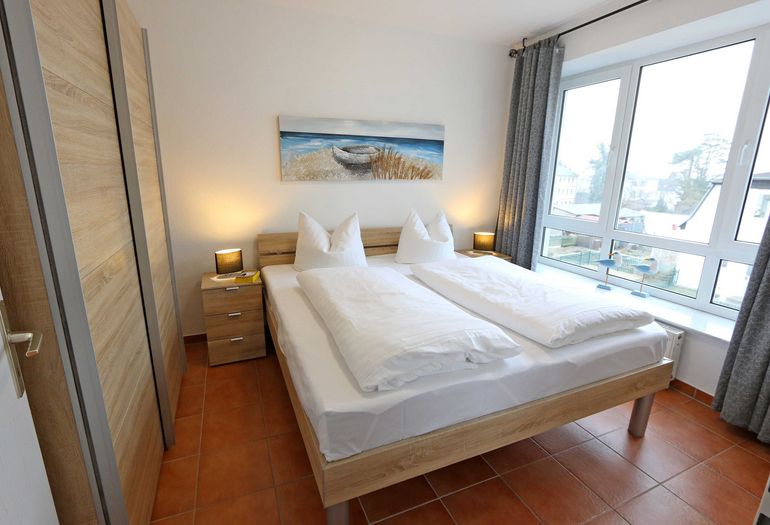 Schlafzimmer mit Doppelbett Schlafzimmer mit Doppelbett
