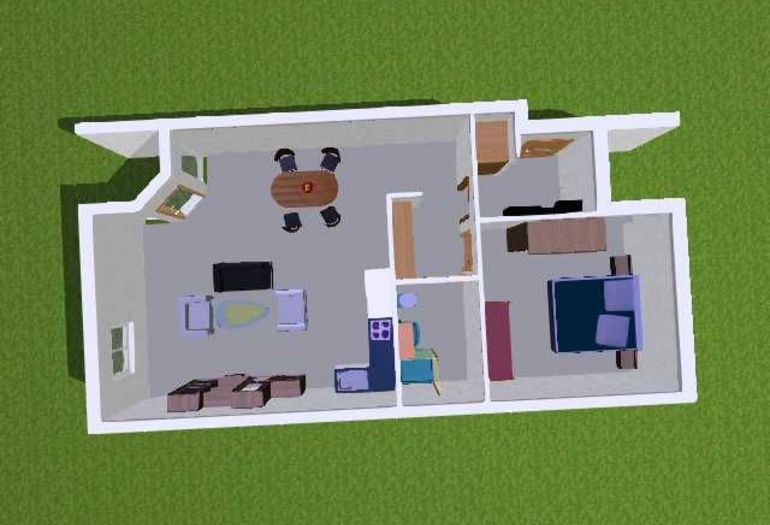 Grundriss der Wohnung