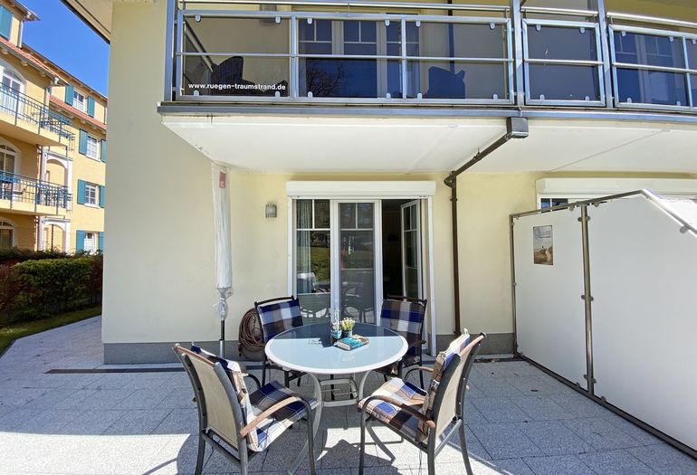 bestuhlte Terrasse