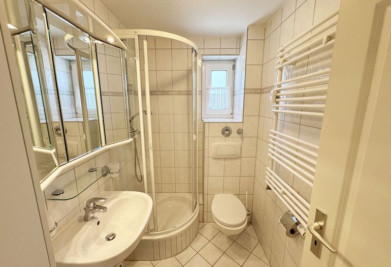 Ferienwohnung Strandmöwe- Badezimmer