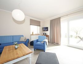 Zollhaus Klein Zicker - Wohnung 01 mit Südterrasse und Meerblick