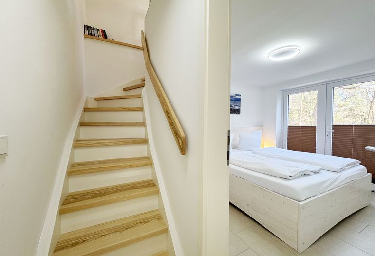 Blick ins Schlafzimmer Blick ins Schlafzimmer