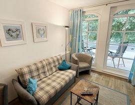 Haus Meeresblick Baabe - A 3.15 Steuerbord mit Balkon