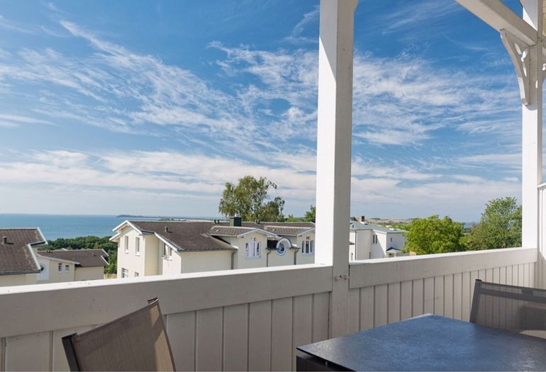 Ausblick vom Balkon zum Bodden Ausblick vom Balkon zum Bodden