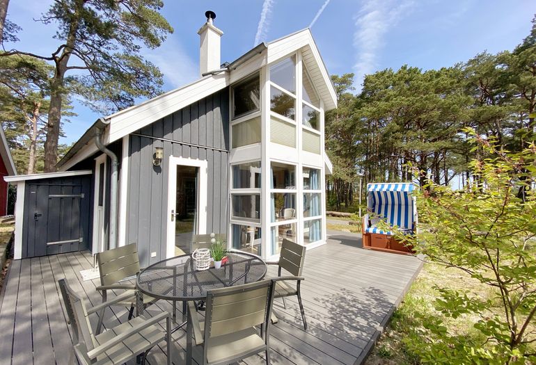Ferienhaus Sandkörnchen - Außenansicht des Ferienhauses Ferienhaus Sandkörnchen - Außenansicht des Ferienhauses