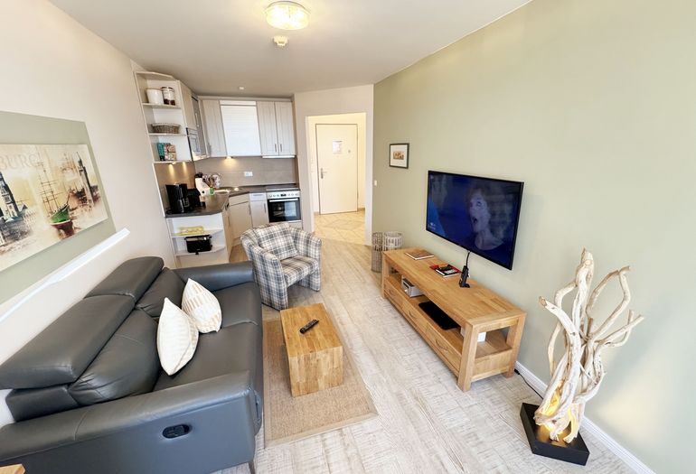 kombinierter Wohn-und Küchenbereich