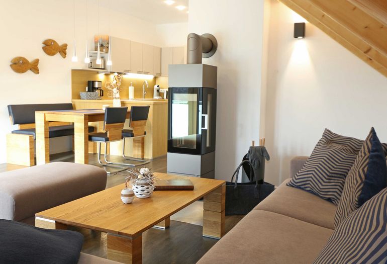 Wohnbereich mit TV Wohnbereich mit TV