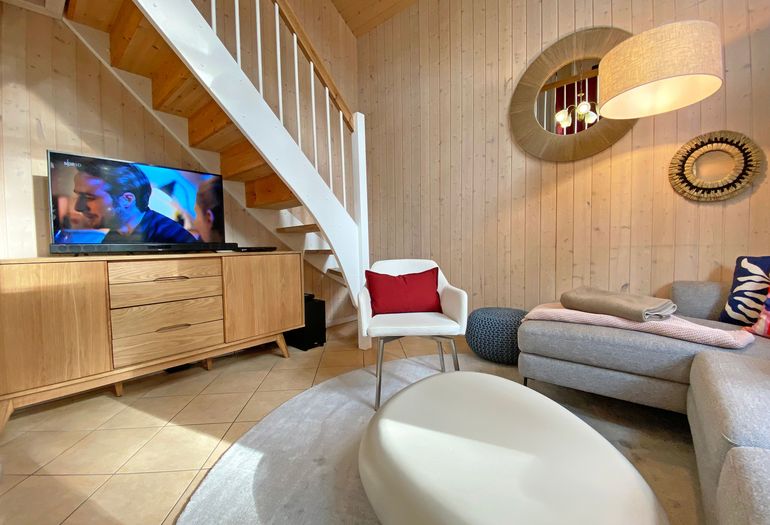 Wohnzimmer mit TV
