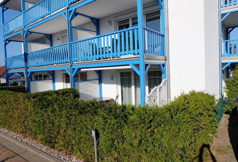 Terrasse der Ferienwohnung