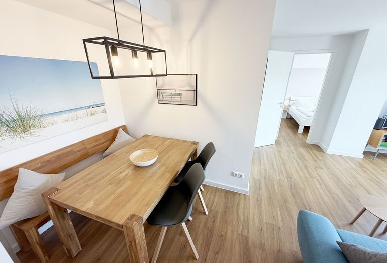 Haus Granitz Whg. 3.3 Heimathafen - Essbereich Haus Granitz Whg. 3.3 Heimathafen - Essbereich