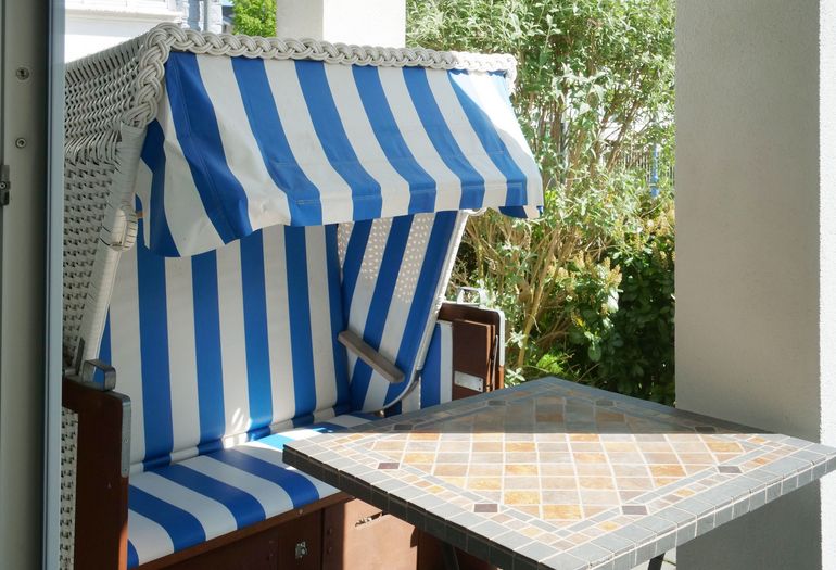 Villa Antje bestuhlte Terrasse