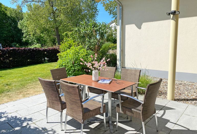 bestuhlte Terrasse