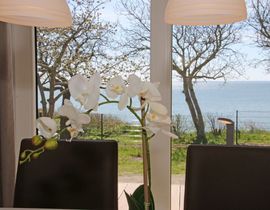 Zollhaus Klein Zicker - Wohnung 01 mit Südterrasse und Meerblick