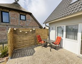Haus Inselperle Whg. 01 mit Terrasse und Boddenblick