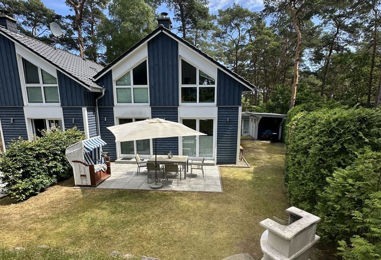 Ferienhaus Blaue Welle - Hausansicht Ferienhaus Blaue Welle - Hausansicht