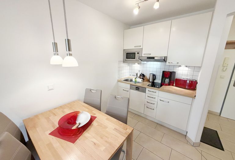 Haus Meeresblick A 0.14 Sansibar - Ess- und Kochbereich Haus Meeresblick A 0.14 Sansibar - Ess- und Kochbereich