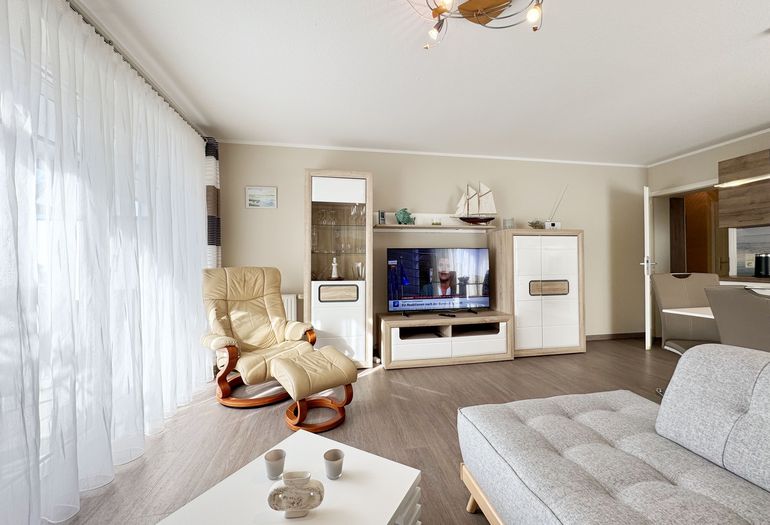 Wohnbereich mit Relax Sessel