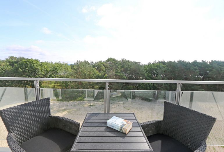 Blick vom Balkon