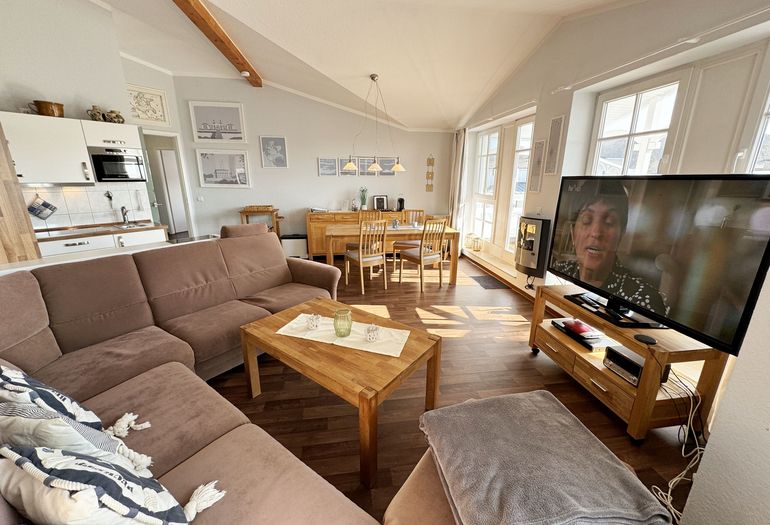 Seepark Sellin Haus Baabe - gemütliche Couch