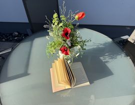 Haus Seestern Whg. 2 Rosengarten mit Terrasse und Sauna