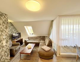 Haus Inselperle Whg. 05 mit Balkon und Boddenblick