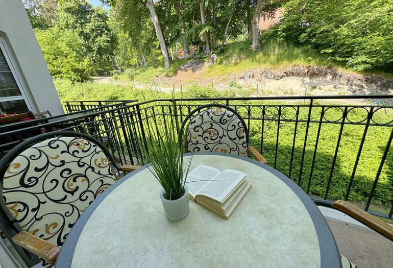 Balkon Richtung Wald