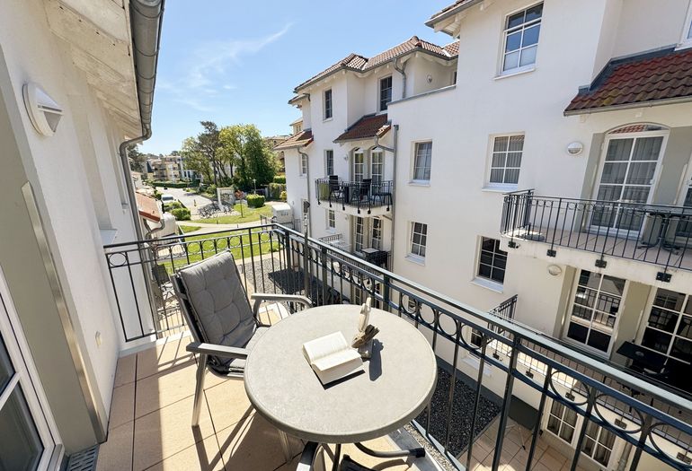 Balkon der Ferienwohnung A 2.11 Sonnendeck Balkon der Ferienwohnung A 2.11 Sonnendeck