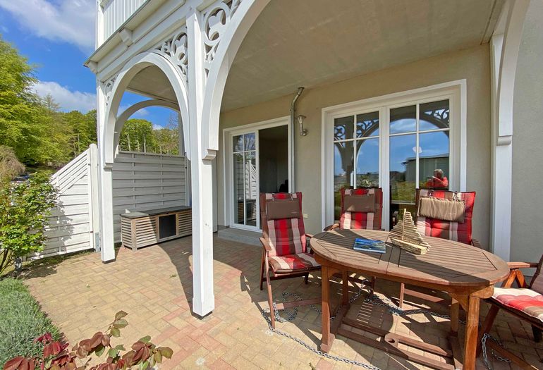 bestuhlte Terrasse