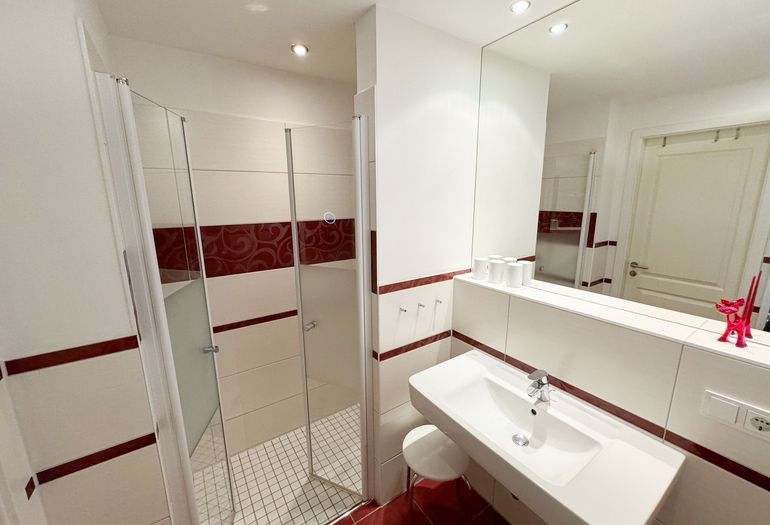 innenliegendes Badezimmer