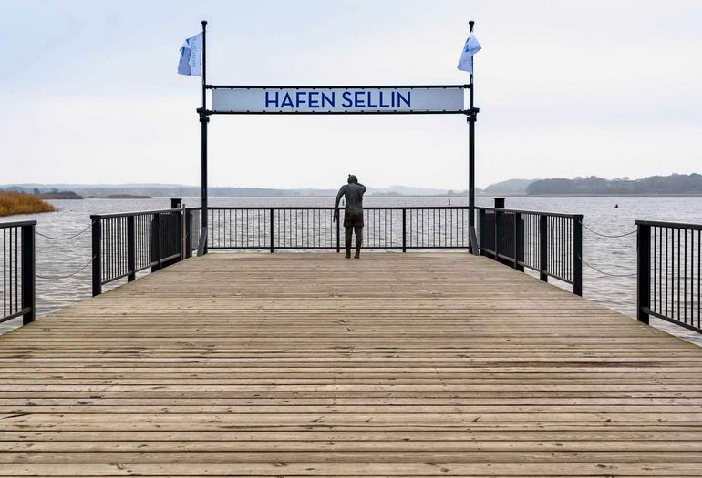 Schiffanleger am Selliner Hafen