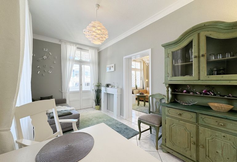 Blick in den Wohnbereich Blick in den Wohnbereich