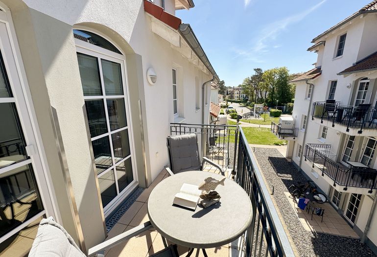 Balkon der Ferienwohnung A 2.11 Sonnendeck Balkon der Ferienwohnung A 2.11 Sonnendeck
