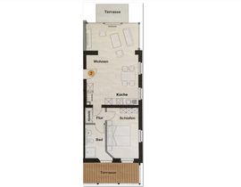 Haus Möwe 1 Wohnung 02 mit Terrasse