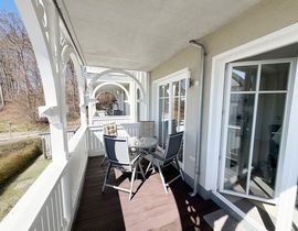 Villa Wilhelmine - Whg. 03 Kreidezimmer mit Südbalkon