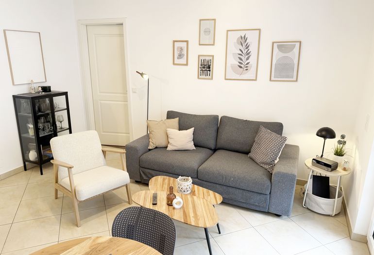 Haus Meeresblick A 1.26 Seegeflüster - Wohnzimmer Haus Meeresblick A 1.26 Seegeflüster - Wohnzimmer