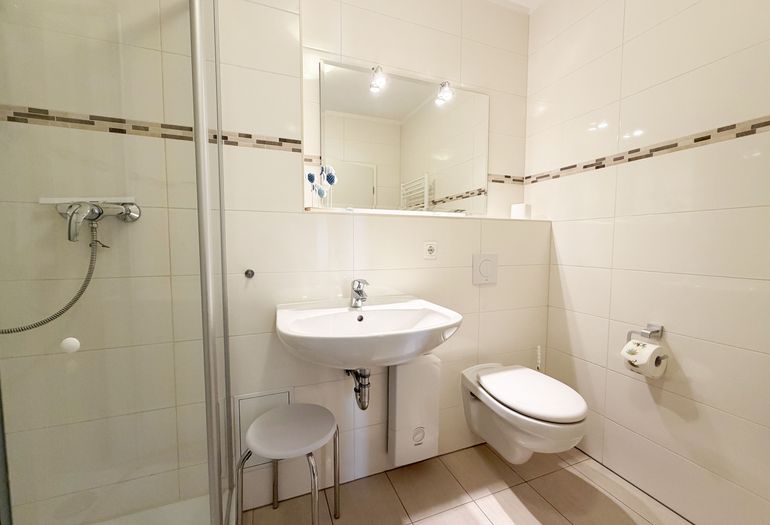 Haus Möwe Wohnung 01 - Badezimmer Haus Möwe Wohnung 01 - Badezimmer