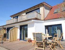 Zollhaus Klein Zicker - Wohnung 01 mit Südterrasse und Meerblick