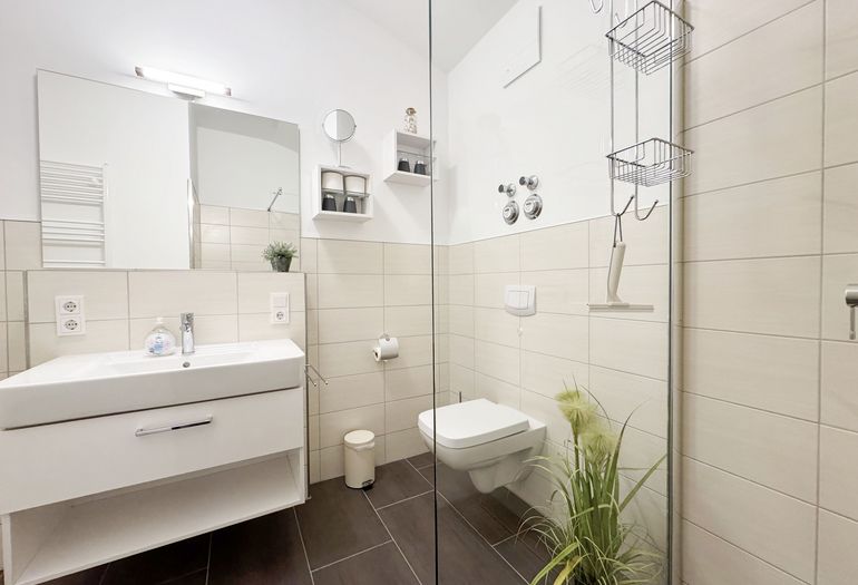 innenliegende Badezimmer