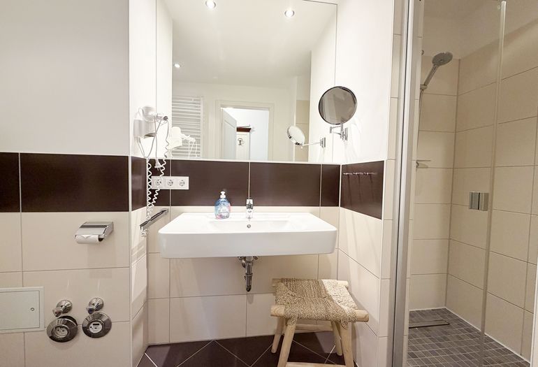 Haus Meeresblick A 1.26 Seegeflüster - Badezimmer Haus Meeresblick A 1.26 Seegeflüster - Badezimmer