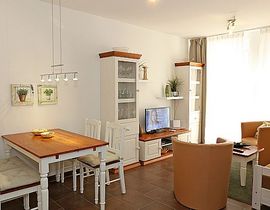 Haus Meeresblick Baabe - A 0.04 Weiße Düne mit Terrasse