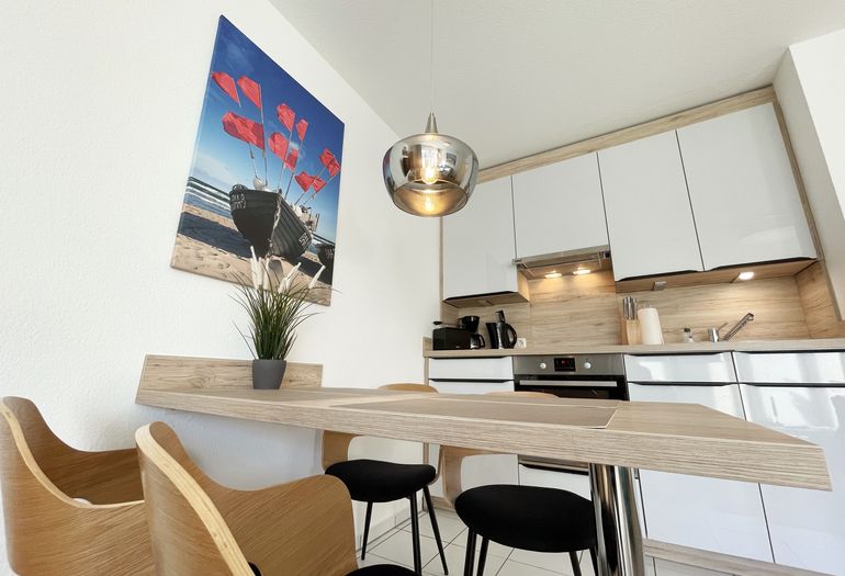 Küchenbereich für gemeinsames Kochen