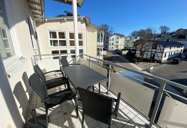 Ausblick vom Balkon