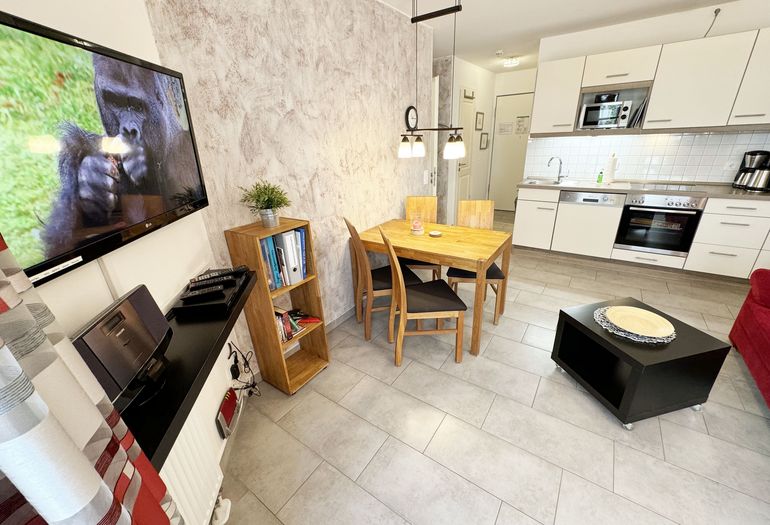 Haus Meeresblick WE A 1.10 großer Fernseher Haus Meeresblick WE A 1.10 großer Fernseher