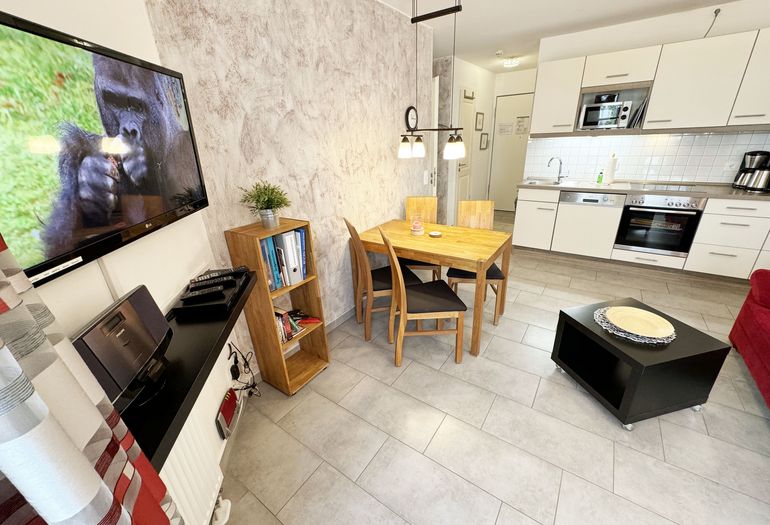 Haus Meeresblick WE A 1.10 großer Fernseher Haus Meeresblick WE A 1.10 großer Fernseher