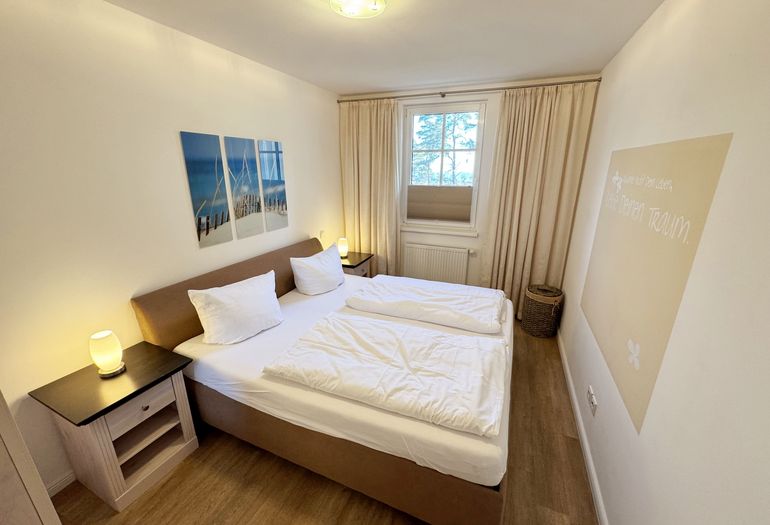 Schlafzimmer der Ferienwohnung