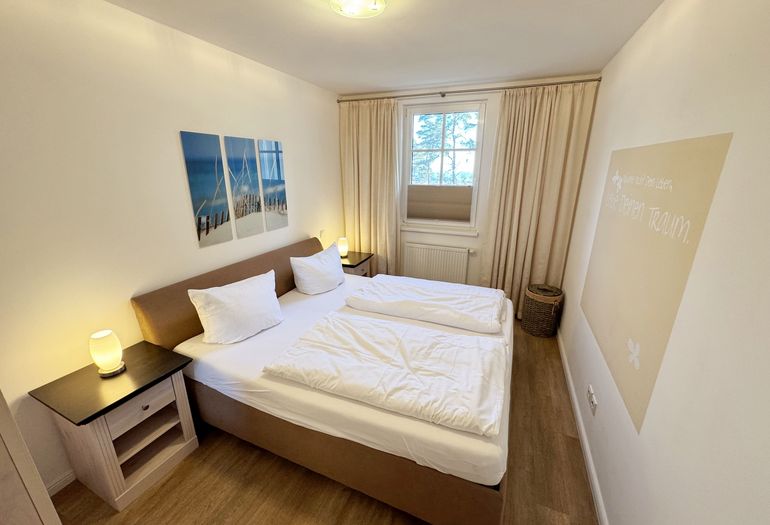 Schlafzimmer der Ferienwohnung Schlafzimmer der Ferienwohnung
