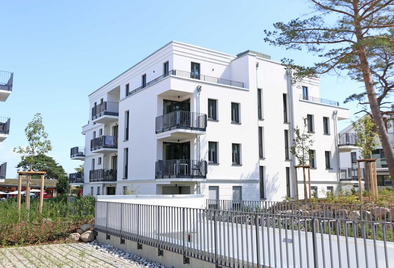 Villa Strandläufer/Villa Düne Blick zur Tiefgarage