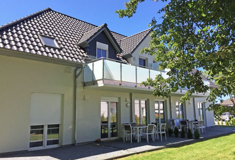 Haus Sonne mit der Terrassenansicht