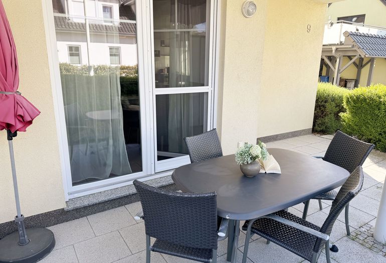 Zugang zur Terrasse vom Wohnzimmer